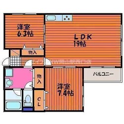 カーサ　スタチオーネの物件間取画像